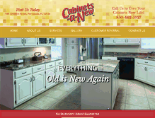 Tablet Screenshot of cabinetsanew.com